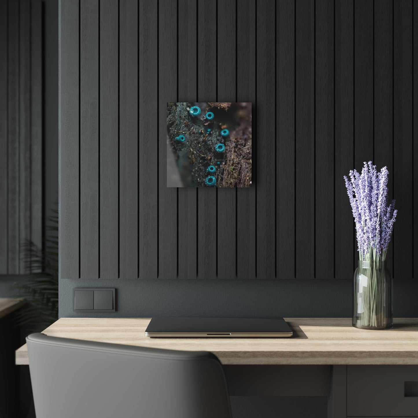 Chlorociboria- Acrylic Prints (French Cleat Hanging)