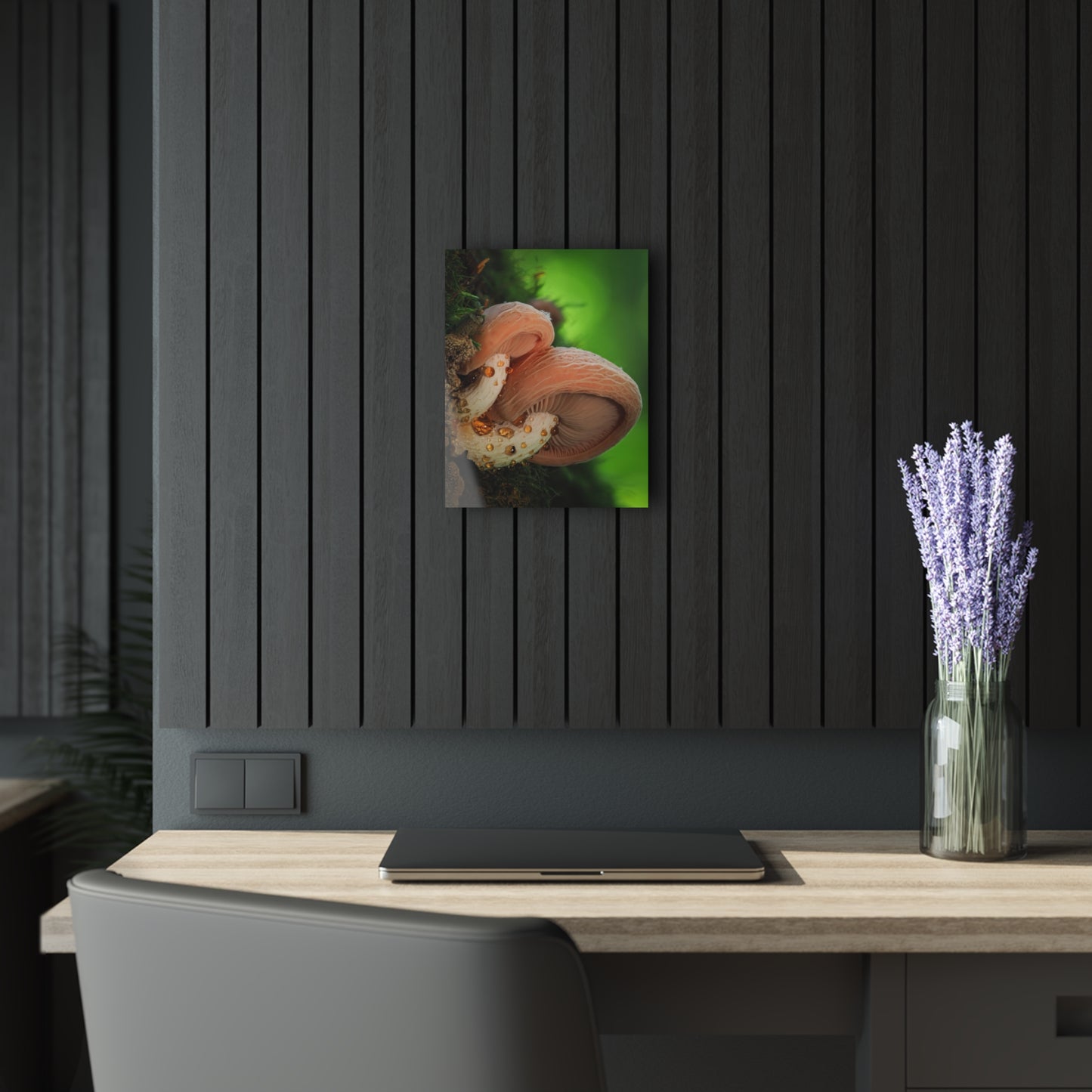 Wrinkled Peach- Acrylic Prints (French Cleat Hanging)